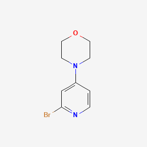 molecular formula C9H11BrN2O B1440222 4-(2-Bromopyridin-4-yl)morpholine CAS No. 1049023-41-7