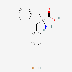 molecular formula C16H18BrNO2 B1440261 2-Amino-2-benzyl-3-phenylpropanoic acid hydrobromide CAS No. 1211392-30-1