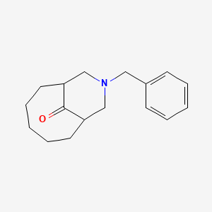 molecular formula C17H23NO B1440271 9-苄基-9-氮杂双环[5.3.1]十一烷-11-酮 CAS No. 1193388-93-0