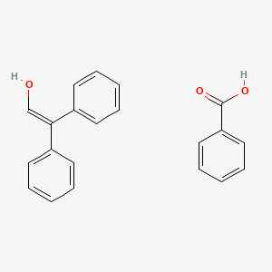 Benzoic acid;2,2-diphenylethenol