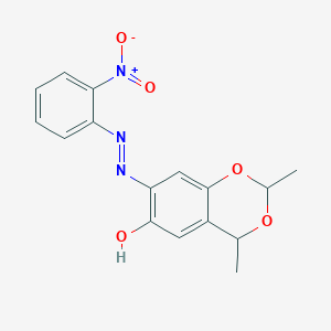 2,4-Dimethyl-7-[2-(2-nitrophenyl)hydrazinylidene]-2H,4H-1,3-benzodioxin-6(7H)-one