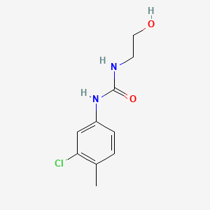 3-(3-Chloro-4-methylphenyl)-1-(2-hydroxyethyl)urea