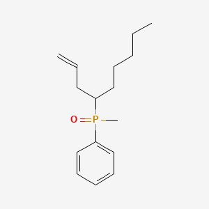 Methyl(non-1-en-4-yl)oxo(phenyl)-lambda~5~-phosphane