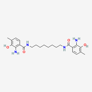 N,N'-(Octane-1,8-diyl)bis(2-amino-3-hydroxy-4-methylbenzamide)