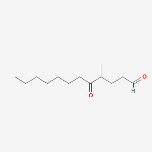 4-Methyl-5-oxododecanal