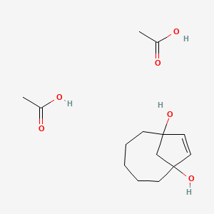 Acetic acid;bicyclo[5.2.1]dec-8-ene-1,7-diol