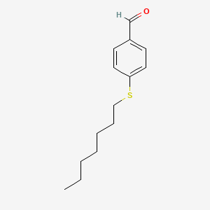 4-(Heptylsulfanyl)benzaldehyde