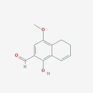 1-Hydroxy-4-methoxy-5,6-dihydronaphthalene-2-carbaldehyde