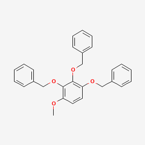 1,1',1''-[(4-Methoxybenzene-1,2,3-triyl)tris(oxymethylene)]tribenzene