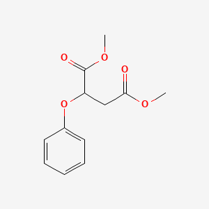 molecular formula C12H14O5 B1440314 Dimethyl 2-phenoxysuccinate CAS No. 96019-08-8