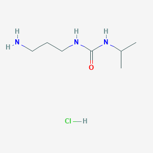 molecular formula C7H18ClN3O B1440315 1-(3-Aminopropyl)-3-isopropylurea hydrochloride CAS No. 1190006-09-7