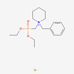 1-Benzyl-1-[(diethoxyphosphoryl)methyl]piperidin-1-ium bromide