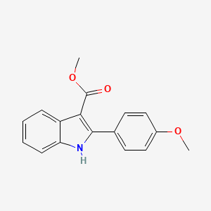 Methyl 2-(4-methoxyphenyl)-1H-indole-3-carboxylate