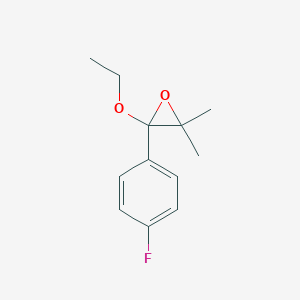 2-Ethoxy-2-(4-fluorophenyl)-3,3-dimethyloxirane