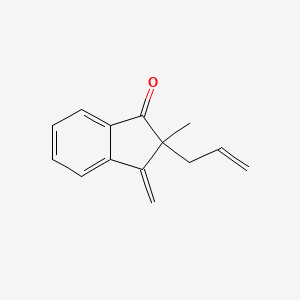 2-Methyl-3-methylidene-2-(prop-2-en-1-yl)-2,3-dihydro-1H-inden-1-one