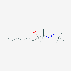 2-[(E)-tert-Butyldiazenyl]-3-methylnonan-3-ol