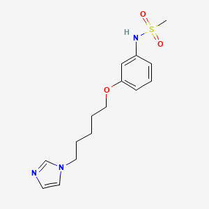 N-(3-{[5-(1H-Imidazol-1-yl)pentyl]oxy}phenyl)methanesulfonamide