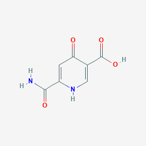 6-Carbamoyl-4-oxo-1,4-dihydropyridine-3-carboxylic acid