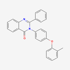 3-[4-(2-Methylphenoxy)phenyl]-2-phenylquinazolin-4(3H)-one