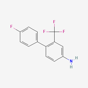 molecular formula C13H9F4N B1440363 4'-氟-2-(三氟甲基)联苯-4-胺 CAS No. 1214325-37-7
