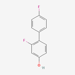 molecular formula C12H8F2O B1440373 4-(4-Fluorophenyl)-3-fluorophenol CAS No. 349665-92-5