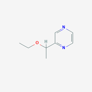 2-(1-Ethoxyethyl)pyrazine