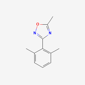 B14403815 3-(2,6-Dimethylphenyl)-5-methyl-1,2,4-oxadiazole CAS No. 89612-19-1