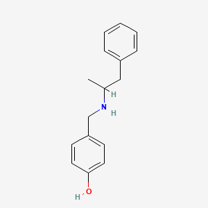 4-{[(1-Phenylpropan-2-yl)amino]methyl}phenol