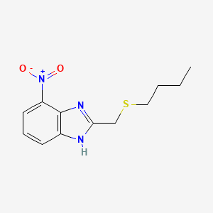 2-[(Butylsulfanyl)methyl]-4-nitro-1H-benzimidazole