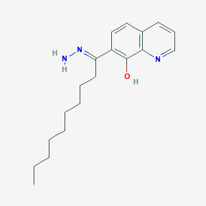 7-Decanehydrazonoylquinolin-8-ol