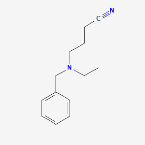 4-[Benzyl(ethyl)amino]butanenitrile