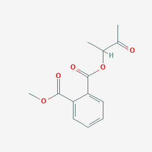 molecular formula C13H14O5 B14403881 Methyl 3-oxobutan-2-yl benzene-1,2-dicarboxylate CAS No. 88341-28-0