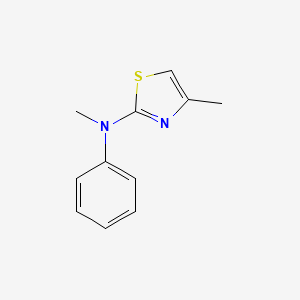 N,4-Dimethyl-N-phenyl-1,3-thiazol-2-amine