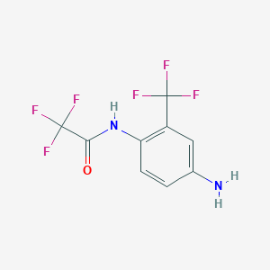 N-[4-Amino-2-(trifluoromethyl)phenyl]-2,2,2-trifluoroacetamide