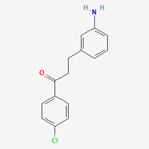 3-(3-Aminophenyl)-1-(4-chlorophenyl)propan-1-one