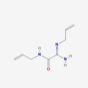 (2Z)-2-Amino-N-(prop-2-en-1-yl)-2-[(prop-2-en-1-yl)imino]acetamide