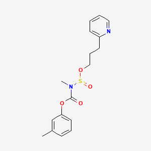 (3-methylphenyl) N-methyl-N-(3-pyridin-2-ylpropoxysulfinyl)carbamate