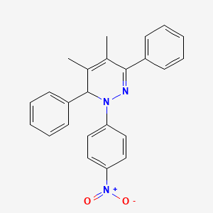 4,5-Dimethyl-1-(4-nitrophenyl)-3,6-diphenyl-1,6-dihydropyridazine