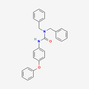 N,N-Dibenzyl-N'-(4-phenoxyphenyl)urea