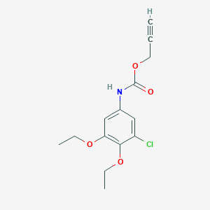 Prop-2-yn-1-yl (3-chloro-4,5-diethoxyphenyl)carbamate