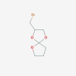 1,4,6-Trioxaspiro[4.4]nonane, 2-(bromomethyl)-