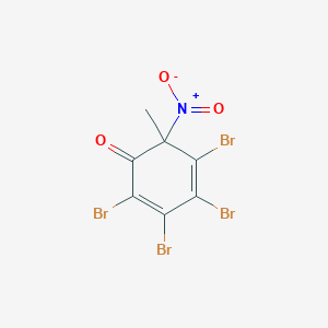 2,3,4,5-Tetrabromo-6-methyl-6-nitrocyclohexa-2,4-dien-1-one