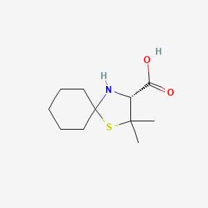 (3R)-2,2-Dimethyl-1-thia-4-azaspiro[4.5]decane-3-carboxylic acid