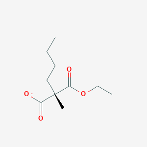 (2S)-2-(Ethoxycarbonyl)-2-methylhexanoate