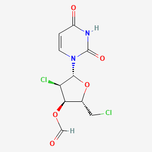 2',5'-Dichloro-2',5'-dideoxy-3'-O-formyluridine