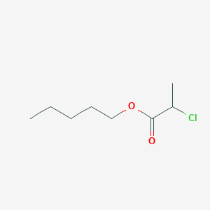 Propanoic acid, 2-chloro-, pentyl ester