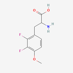 molecular formula C10H11F2NO3 B1440430 2,3-Difluoro-4-methoxy-DL-phenylalanine CAS No. 1256482-63-9