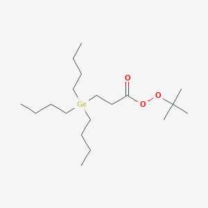 Tert-butyl 3-(tributylgermyl)propaneperoxoate