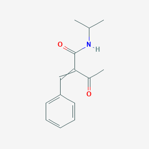 2-Benzylidene-3-oxo-N-(propan-2-yl)butanamide