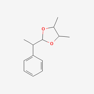 4,5-Dimethyl-2-(1-phenylethyl)-1,3-dioxolane